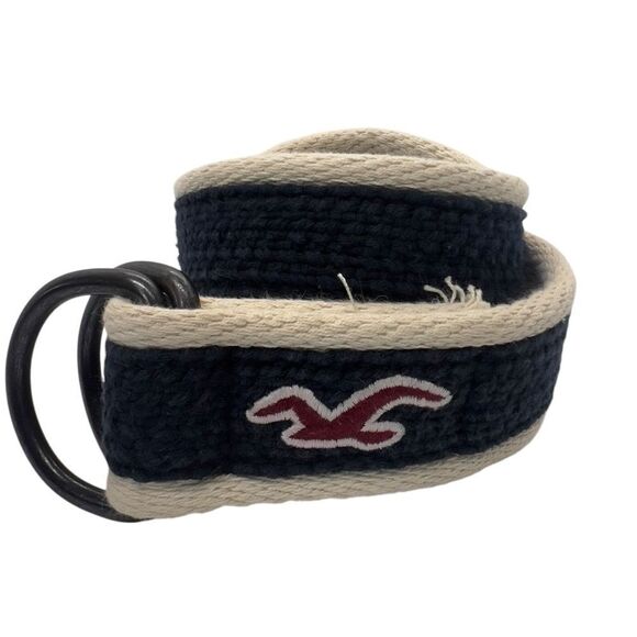 Y2k Classic Navy Hollister Belt - Picture 1 of 9